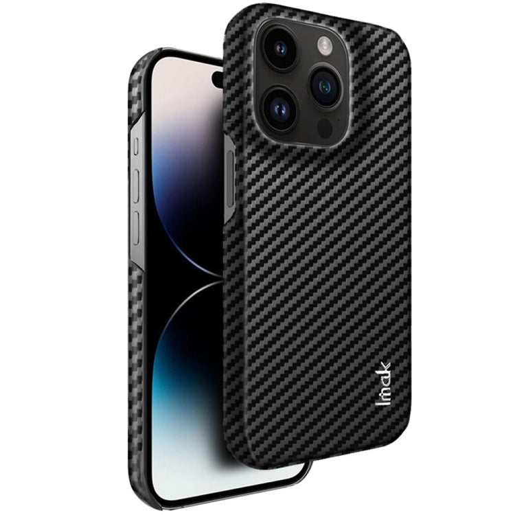 For iPhone 14 Pro IMAK Ruiyi Series Carbon Fiber PU + PC Phone Case - iPhone 14 Pro Cases by imak | Online Shopping UK | buy2fix