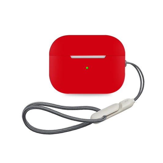 For AirPods Pro 2 Earphone Silicone Protective Case(Red) - For AirPods Pro 2 by buy2fix | Online Shopping UK | buy2fix