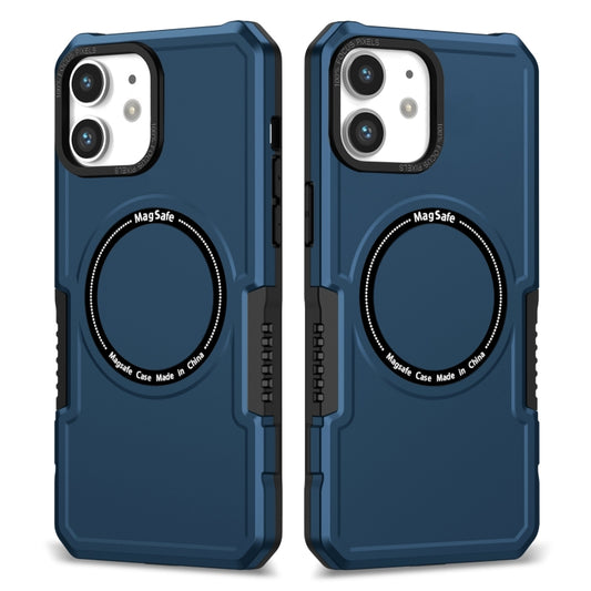 For iPhone 11 MagSafe Shockproof Armor Phone Case(Dark Blue) - iPhone 11 Cases by buy2fix | Online Shopping UK | buy2fix