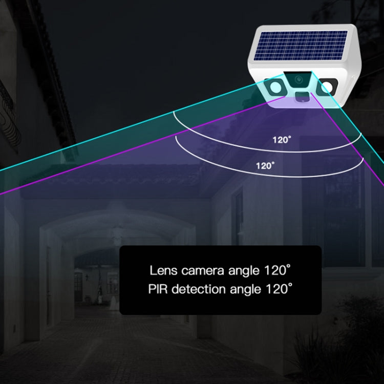 HS2180 Solar Garden Lamp with Night Vision Monitoring Function - Solar Lights by buy2fix | Online Shopping UK | buy2fix