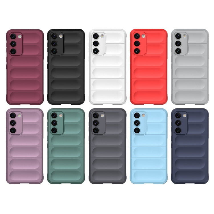For Samsung Galaxy S23+ 5G Magic Shield TPU + Flannel Phone Case(Grey) - Galaxy S23+ 5G Cases by buy2fix | Online Shopping UK | buy2fix