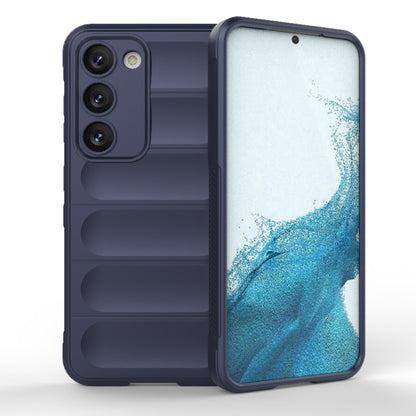 For Samsung Galaxy S23 5G Magic Shield TPU + Flannel Phone Case(Dark Blue) - Galaxy S23 5G Cases by buy2fix | Online Shopping UK | buy2fix