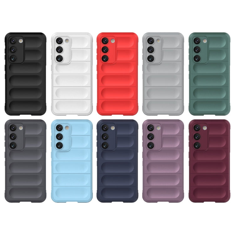 For Samsung Galaxy S23 5G Magic Shield TPU + Flannel Phone Case(Red) - Galaxy S23 5G Cases by buy2fix | Online Shopping UK | buy2fix