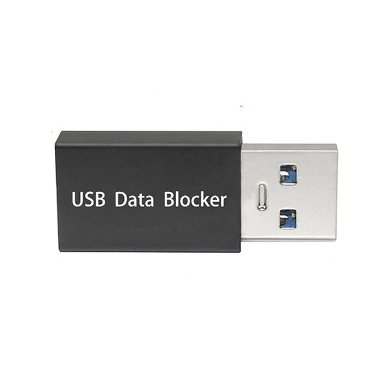 GEM02 USB Data Blocker Charging Connector(Black) - Converter & Adapter by buy2fix | Online Shopping UK | buy2fix