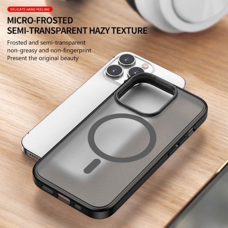 For iPhone 13 Pro Max Skin Feel Frosted Magsafe Phone Case(Black) - iPhone 13 Pro Max Cases by buy2fix | Online Shopping UK | buy2fix