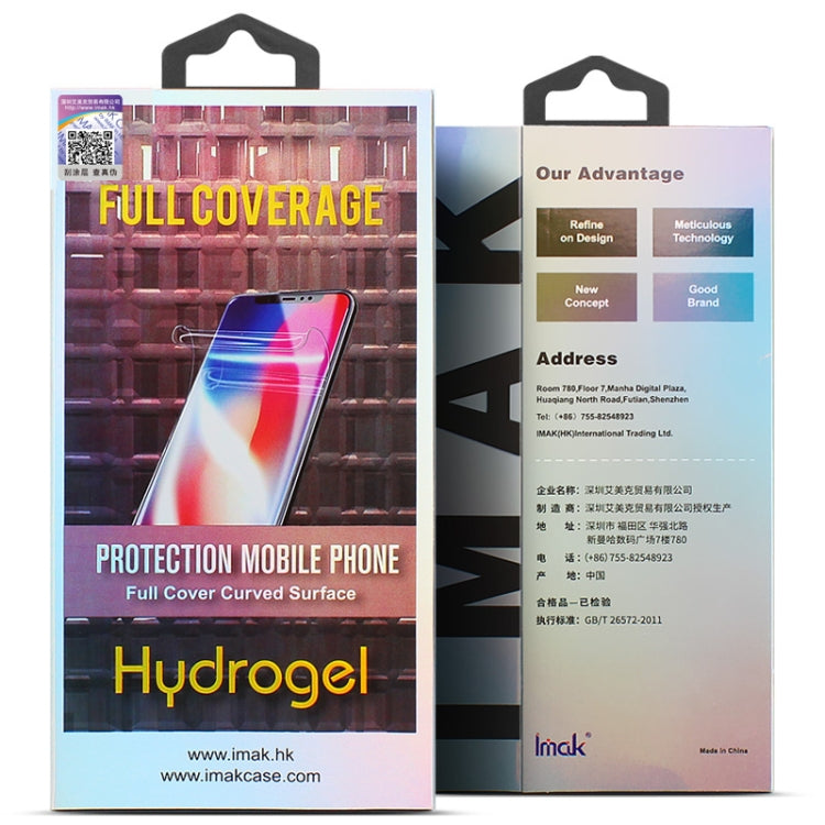 For Xiaomi Redmi Note 12 Pro 5G China/Indian 2pcs imak Curved Full Screen Protector Hydrogel Film Back Protector -  by imak | Online Shopping UK | buy2fix