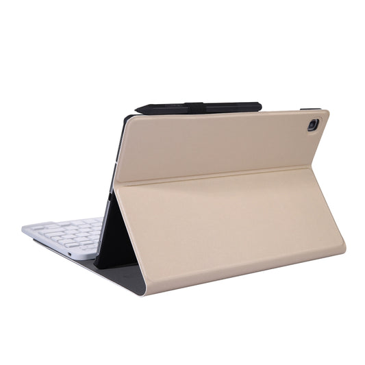 A307 For Galaxy Tab A 8.4 T307 (2020) Bluetooth Keyboard Tablet Case with Stand(Gold) - Samsung Keyboard by XINLI | Online Shopping UK | buy2fix