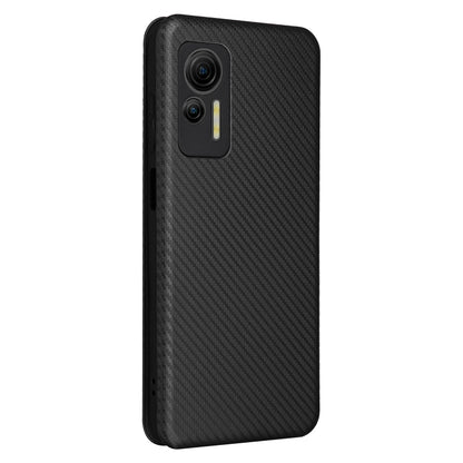 For Ulefone Note 14 Carbon Fiber Texture Flip Leather Phone Case(Black) - Ulefone Cases by buy2fix | Online Shopping UK | buy2fix