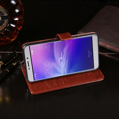 For Blackview R7 idewei Crazy Horse Texture Horizontal Flip Leather Case with Holder & Card Slots & Wallet(Red) - More Brand by idewei | Online Shopping UK | buy2fix