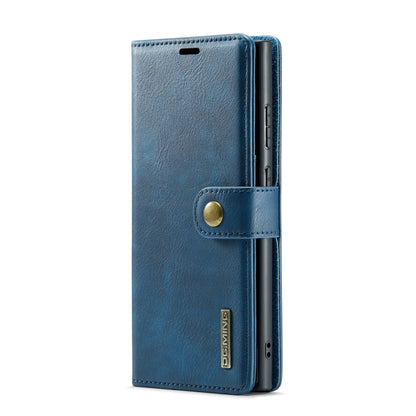 For Samsung Galaxy S23 Ultra 5G DG.MING Crazy Horse Texture Detachable Magnetic Leather Case(Blue) - Galaxy S23 Ultra 5G Cases by DG.MING | Online Shopping UK | buy2fix