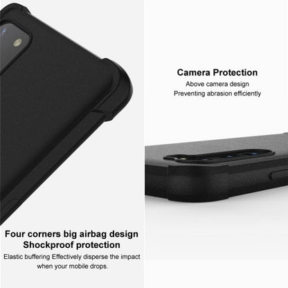 For ZTE nubia Red Magic 8 Pro 5G imak Shockproof Airbag TPU Phone Case(Matte Black) - ZTE Cases by imak | Online Shopping UK | buy2fix