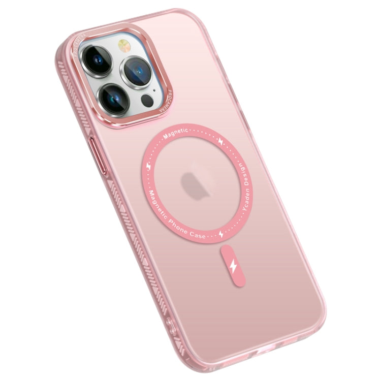 For iPhone 13 Colorful Series TPU+PC Magsafe Magnetic Phone Case(Pink) - iPhone 13 Cases by buy2fix | Online Shopping UK | buy2fix