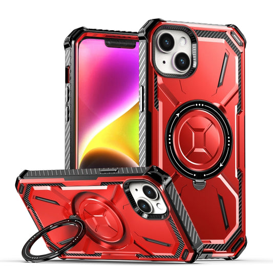 For iPhone 11 Armor Series Holder Phone Case(Red) - iPhone 11 Cases by buy2fix | Online Shopping UK | buy2fix