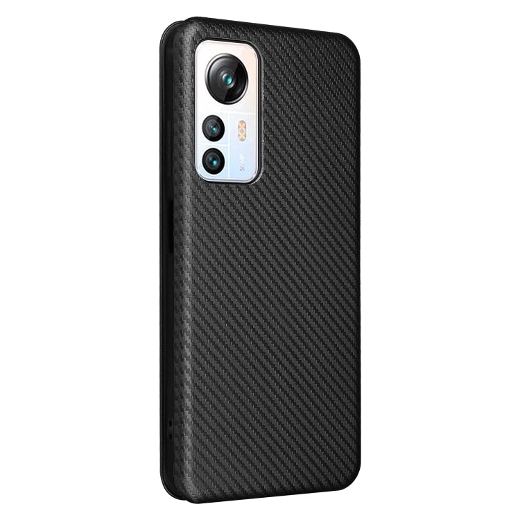 For Blackview A85 Carbon Fiber Texture Flip Leather Phone Case(Black) - More Brand by buy2fix | Online Shopping UK | buy2fix