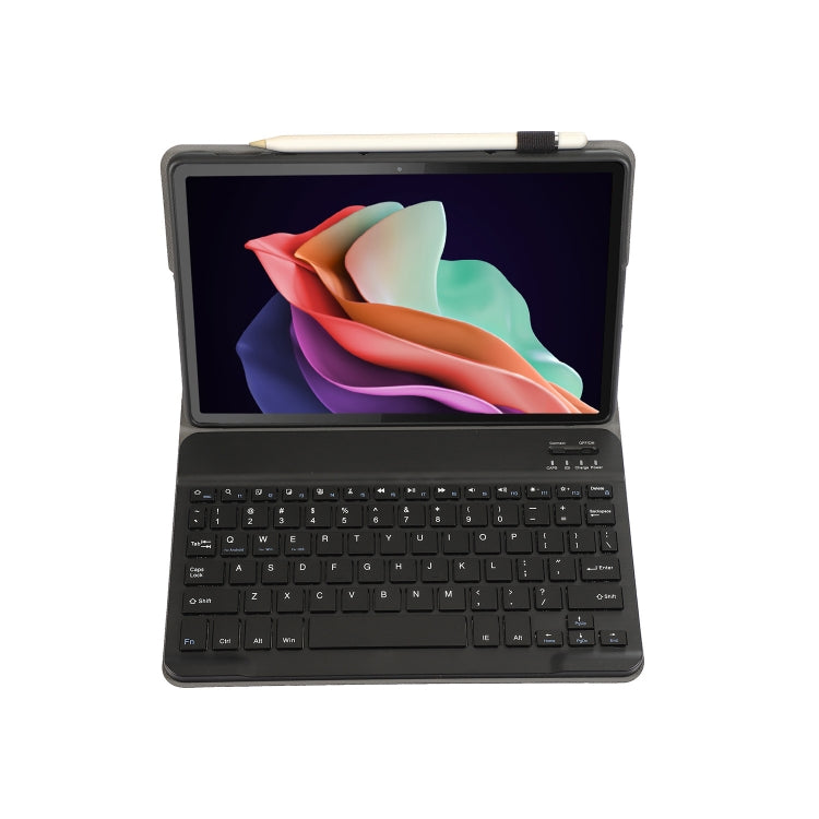 For Huawei MatePad 11 2023 AHW13 Lambskin Texture Ultra-thin Detachable Bluetooth Keyboard Leather Case(Black) - Huawei Keyboard by buy2fix | Online Shopping UK | buy2fix