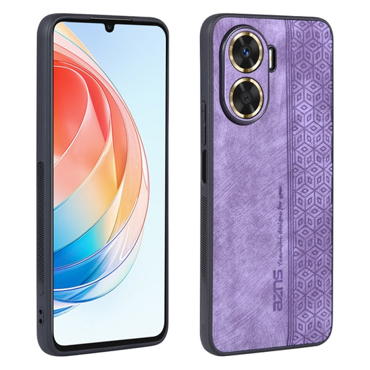 For Huawei Enjoy 60 AZNS 3D Embossed Skin Feel Phone Case(Purple) - Huawei Cases by AZNS | Online Shopping UK | buy2fix