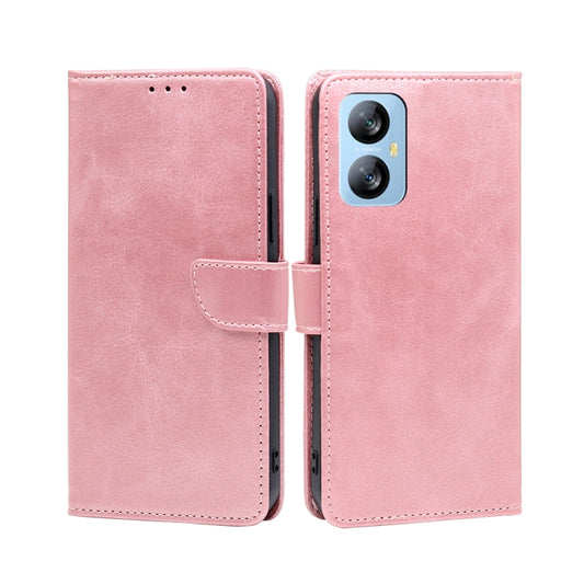 For Blackview A52 Calf Texture Buckle Flip Leather Phone Case(Rose Gold) - More Brand by buy2fix | Online Shopping UK | buy2fix