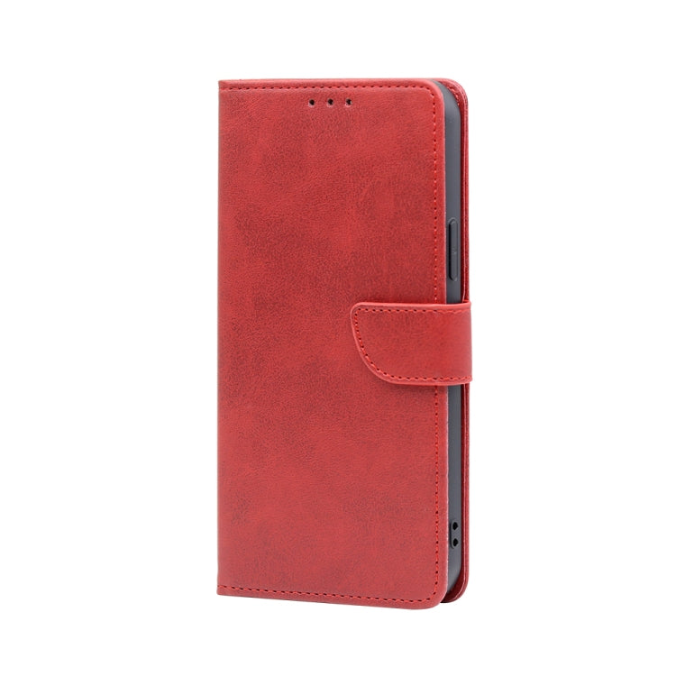 For Blackview A85 Calf Texture Buckle Flip Leather Phone Case(Red) - More Brand by buy2fix | Online Shopping UK | buy2fix