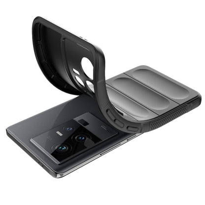 For vivo iQOO 11 5G Magic Shield TPU + Flannel Phone Case(Dark Blue) - vivo Cases by buy2fix | Online Shopping UK | buy2fix