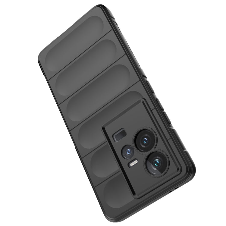 For vivo iQOO 11 5G Magic Shield TPU + Flannel Phone Case(White) - vivo Cases by buy2fix | Online Shopping UK | buy2fix