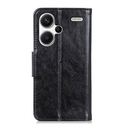 For Xiaomi Redmi Note 13 Pro+ 5G Global Nappa Texture Horizontal Flip Leather Phone Case(Black) - Note 13 Pro+ Cases by buy2fix | Online Shopping UK | buy2fix