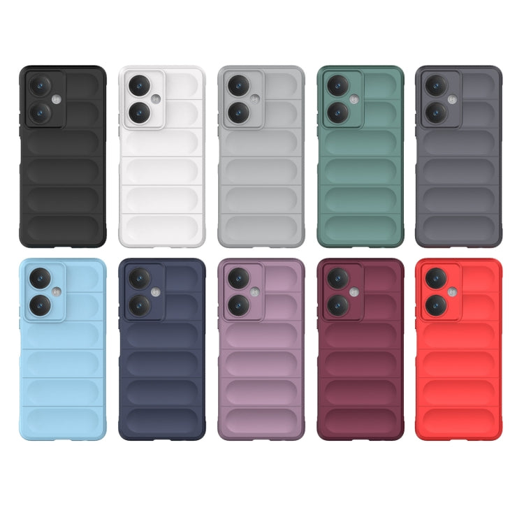For vivo Y27 4G Global Magic Shield TPU + Flannel Phone Case(Light Blue) - vivo Cases by buy2fix | Online Shopping UK | buy2fix