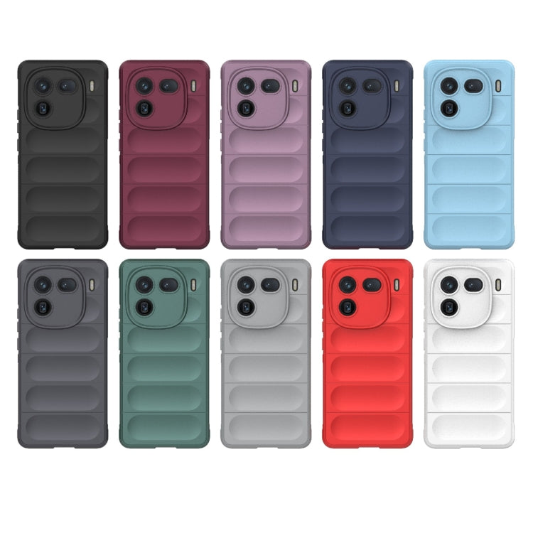 For vivo iQOO 12 5G Magic Shield TPU + Flannel Phone Case(White) - iQOO 12 Cases by buy2fix | Online Shopping UK | buy2fix