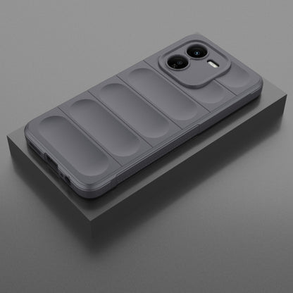For vivo iQOO Z9X 5G Magic Shield TPU + Flannel Phone Case(Dark Grey) - vivo Cases by buy2fix | Online Shopping UK | buy2fix