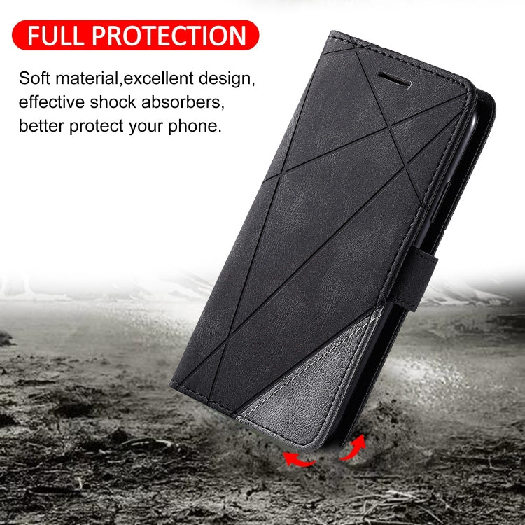 For Xiaomi 14 Ultra Skin Feel Splicing Leather Phone Case(Black) - 14 Ultra Cases by buy2fix | Online Shopping UK | buy2fix