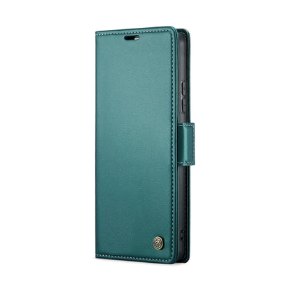 For Xiaomi Redmi Note 13 Pro 4G CaseMe 023 Butterfly Buckle Litchi Texture RFID Anti-theft Leather Phone Case(Pearly Blue) - Xiaomi Cases by CaseMe | Online Shopping UK | buy2fix