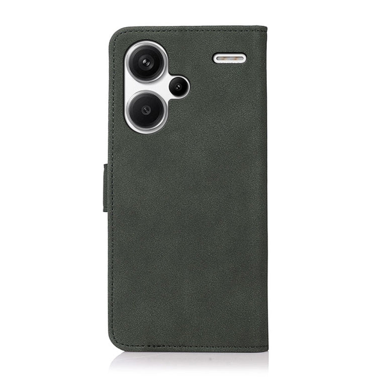 For Xiaomi Redmi Note 13 Pro+ 5G Global KHAZNEH Matte Texture Leather Phone Case(Green) - Note 13 Pro+ Cases by buy2fix | Online Shopping UK | buy2fix