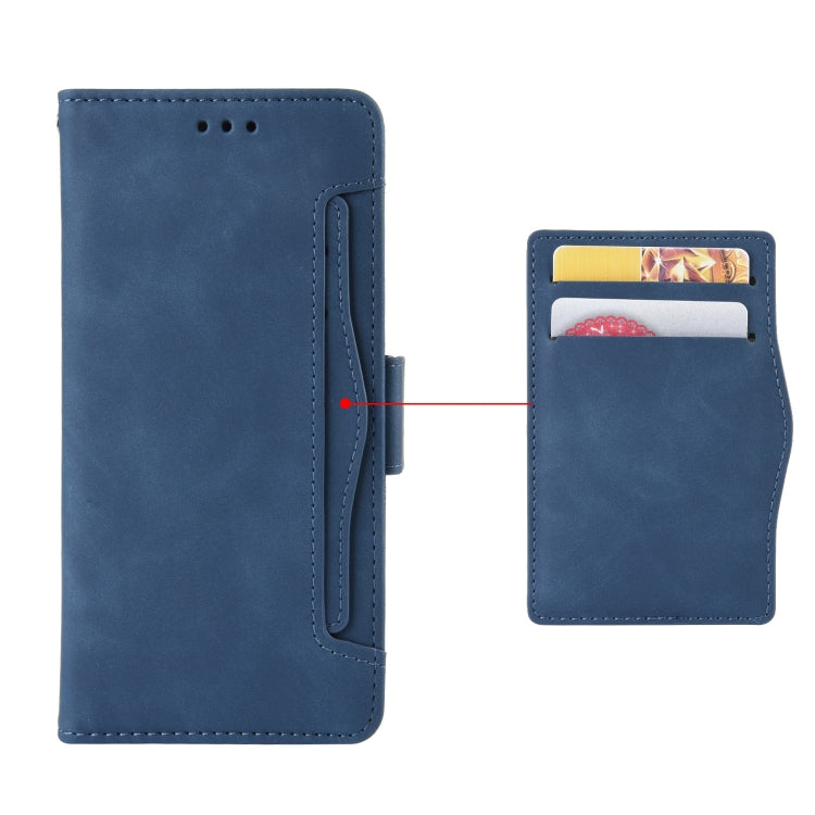 For Xiaomi Redmi K70 / K70 Pro 5G Skin Feel Calf Texture Card Slots Leather Phone Case(Blue) - K70 Pro Cases by buy2fix | Online Shopping UK | buy2fix