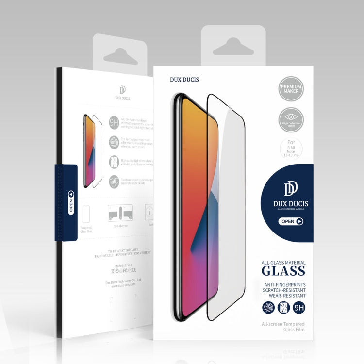 For Xiaomi Redmi Note 13 5G 10pcs DUX DUCIS 0.33mm 9H Medium Alumina Tempered Glass Film - Note 13 Tempered Glass by DUX DUCIS | Online Shopping UK | buy2fix