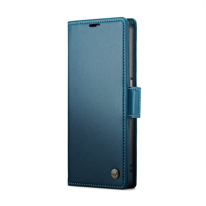 For OPPO A77 4G Global / A57e 4G CaseMe 023 Butterfly Buckle Litchi Texture RFID Anti-theft Leather Phone Case(Blue) - OPPO Cases by CaseMe | Online Shopping UK | buy2fix