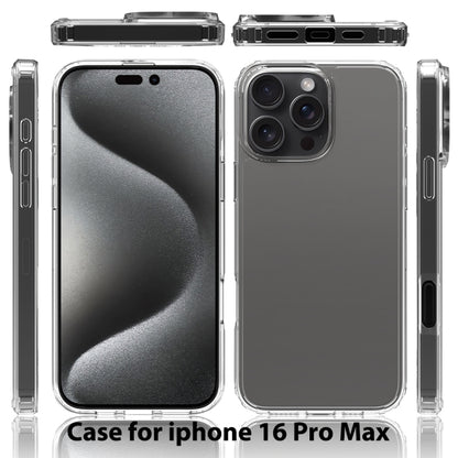 For iPhone 16 Pro Max Scratchproof Acrylic TPU Phone Case(Transparent) - iPhone 16 Pro Max Cases by buy2fix | Online Shopping UK | buy2fix