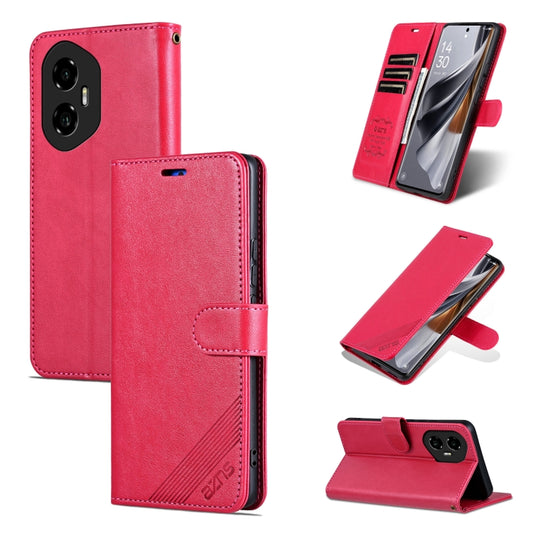 For Honor 300 AZNS Sheepskin Texture Flip Leather Phone Case(Red) - Honor Cases by AZNS | Online Shopping UK | buy2fix