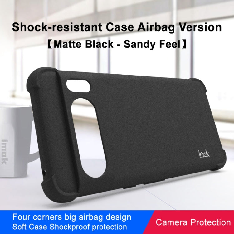 For Google Pixel 8 Pro imak All-inclusive Shockproof Airbag TPU Case(Matte Black) - Google Cases by imak | Online Shopping UK | buy2fix