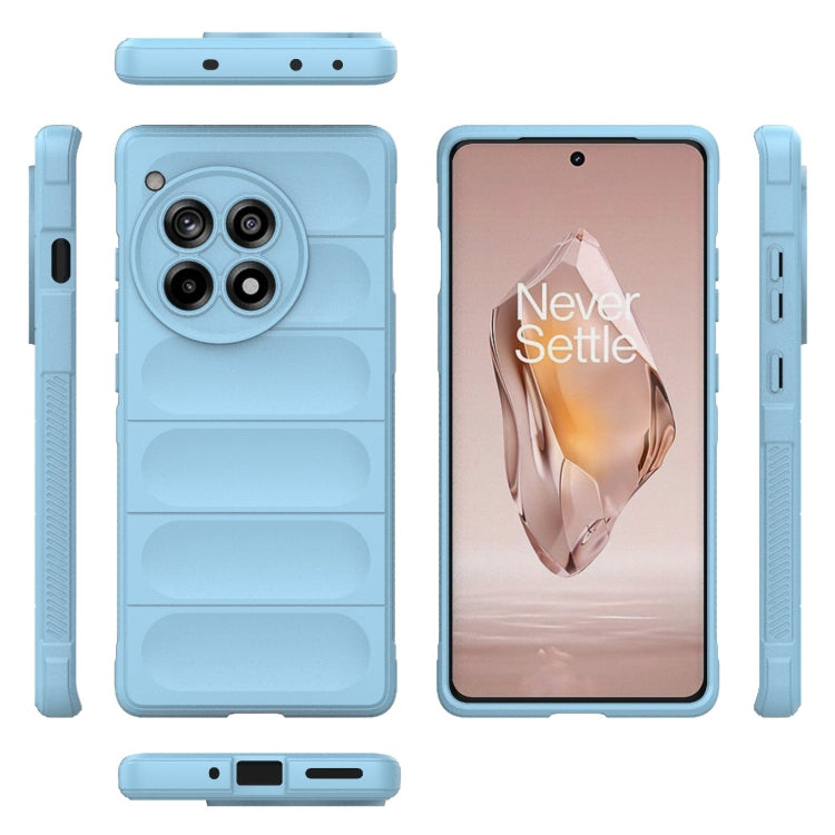 For OnePlus Ace 3 5G Magic Shield TPU + Flannel Phone Case(Light Blue) - OnePlus Cases by buy2fix | Online Shopping UK | buy2fix