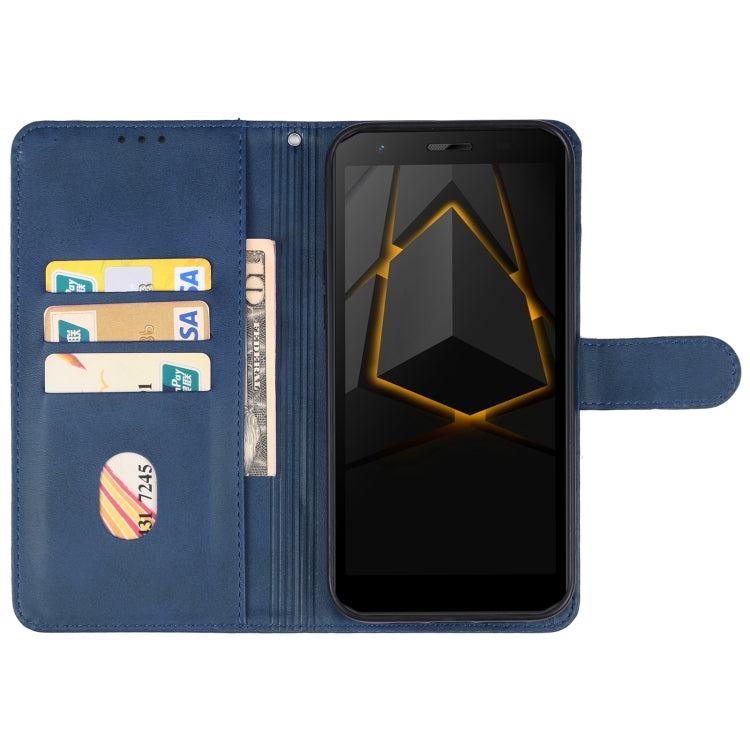 For DOOGEE S41T Leather Phone Case(Blue) - Doogee Cases by buy2fix | Online Shopping UK | buy2fix