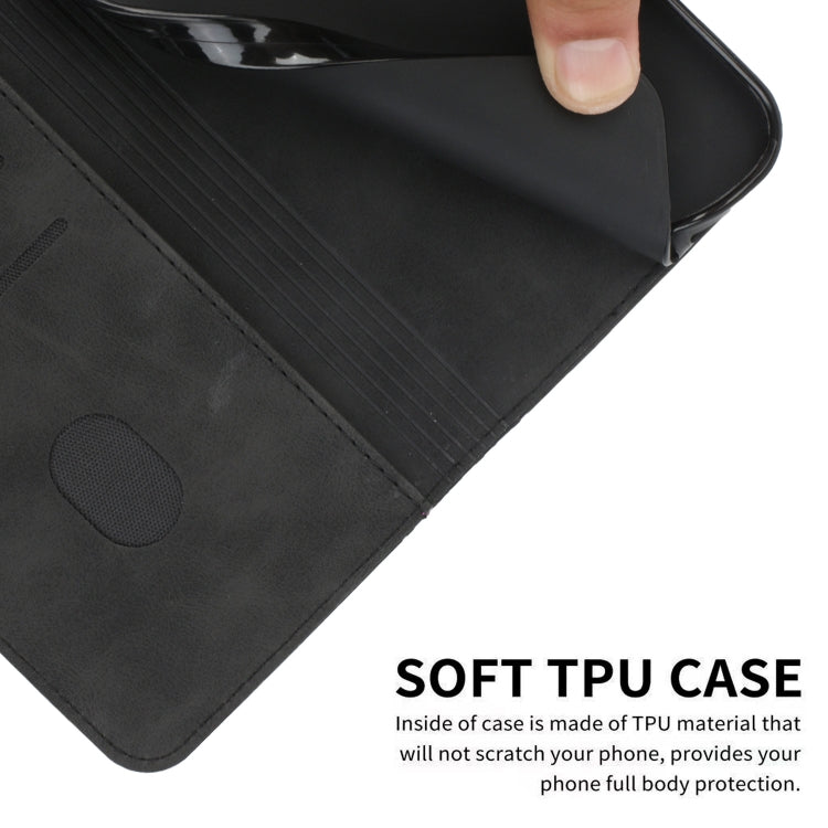 For Xiaomi Redmi Note 13 Diamond Splicing Skin Feel Magnetic Leather Phone Case(Black) - Note 13 Cases by buy2fix | Online Shopping UK | buy2fix