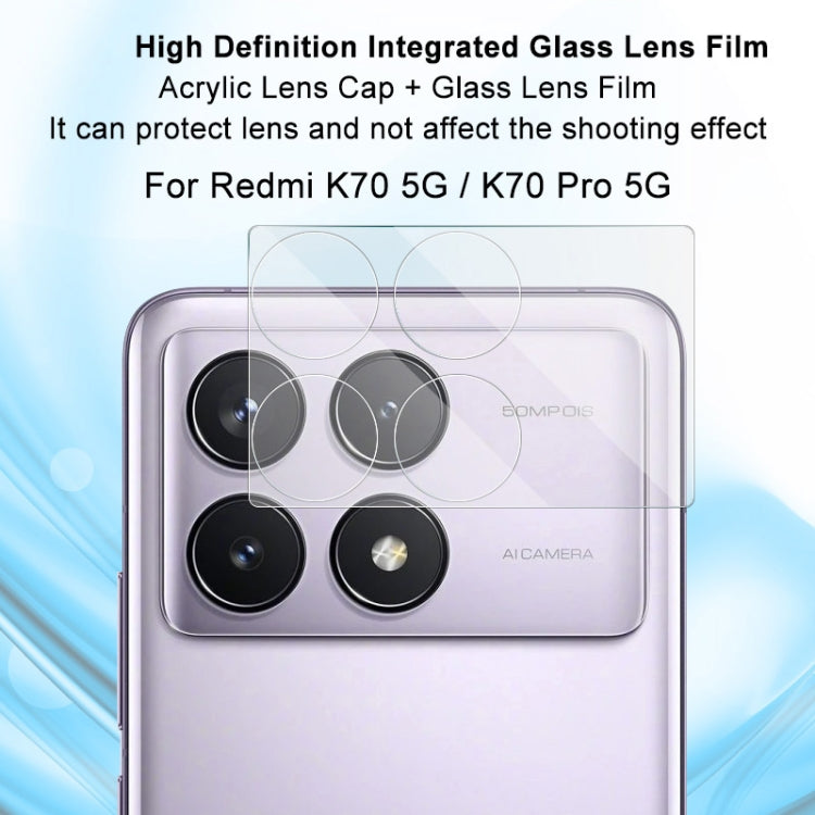 For Xiaomi Redmi K70 5G/K70 Pro 5G/K70E 5G imak High Definition Integrated Glass Lens Film - For Xiaomi by imak | Online Shopping UK | buy2fix