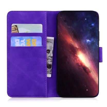 For Xiaomi Redmi K70E / Poco X6 Pro Skin Feel Pure Color Flip Leather Phone Case(Purple) - K70E Cases by buy2fix | Online Shopping UK | buy2fix