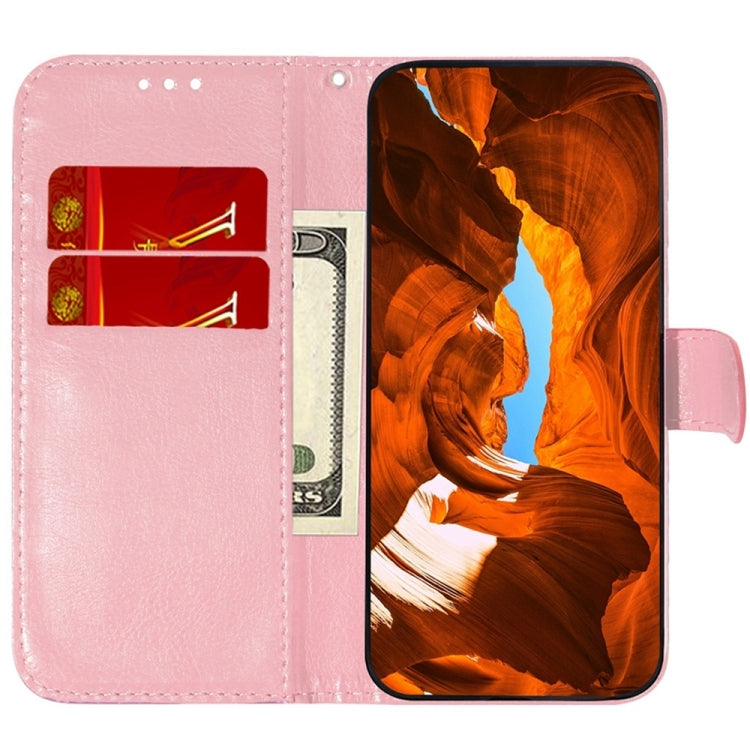 For Motorola Edge 2024 Colorful Magnetic Buckle Leather Phone Case(Pink) - Motorola Cases by buy2fix | Online Shopping UK | buy2fix