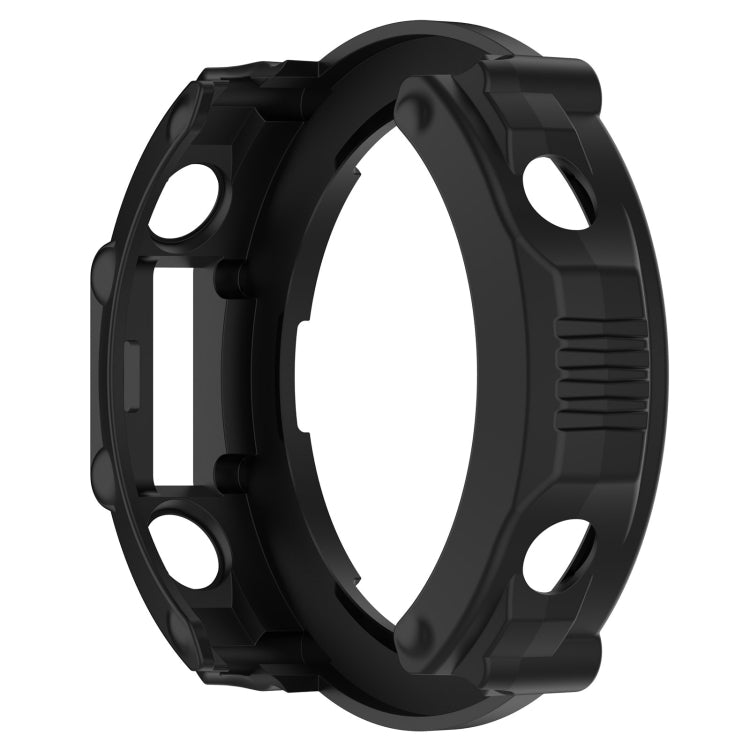 For Amazfit T-Rex Ultra Armor Hollow Watch Protective Case(Black) - Watch Cases by buy2fix | Online Shopping UK | buy2fix