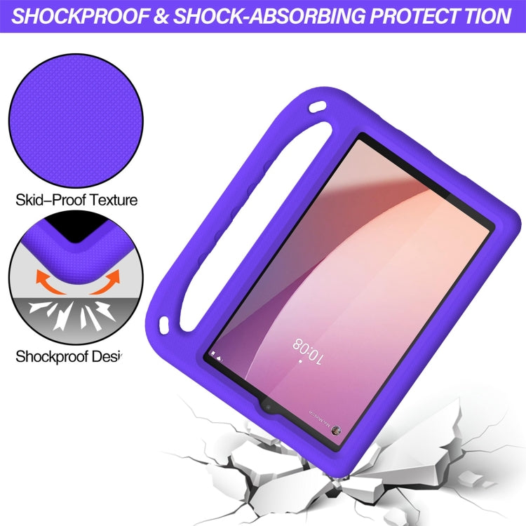 For Lenovo Tab M8 4th / 3th / 2th Gen Handle Portable EVA Shockproof Tablet Case(Purple) - Lenovo by buy2fix | Online Shopping UK | buy2fix