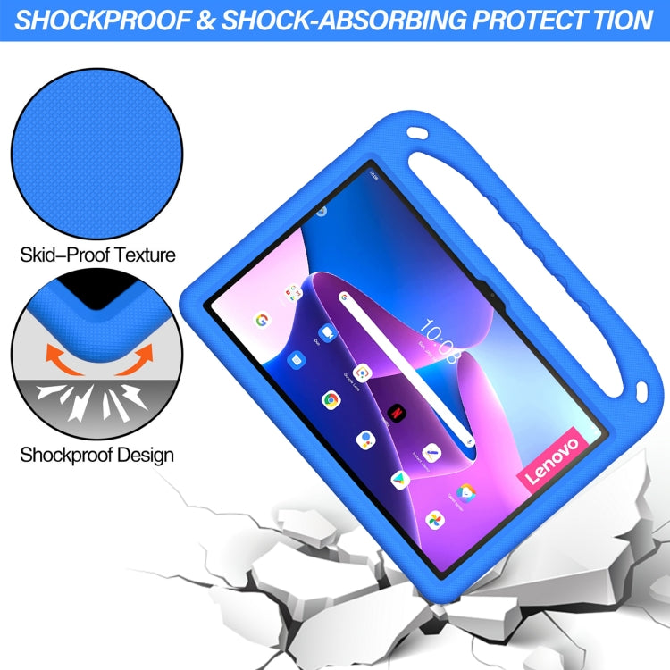 For Lenovo Pad Pro 2021 TB-J716F Handle Portable EVA Shockproof Tablet Case(Blue) - Lenovo by buy2fix | Online Shopping UK | buy2fix