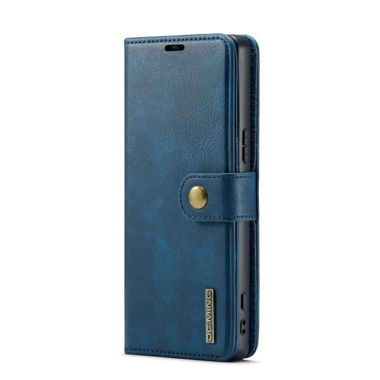 For Sony Xperia 1 VI DG.MING Crazy Horse Texture Detachable Magnetic Leather Phone Case(Blue) - Sony Cases by DG.MING | Online Shopping UK | buy2fix