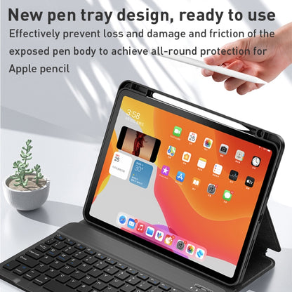 For iPad Air 2022 / iPad Pro 11 2021 WiWU Skin Feel Magnetic Detachable Keyboard Tablet Case(Pink) - For iPad Pro by WIWU | Online Shopping UK | buy2fix