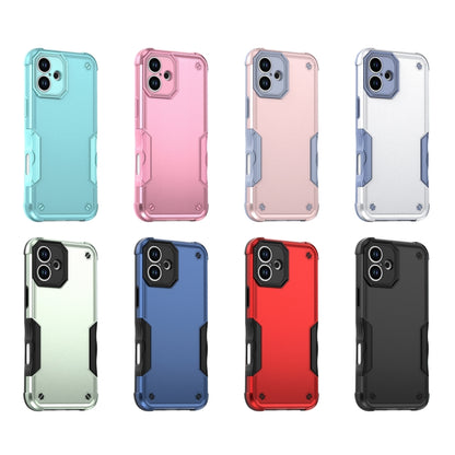 For iPhone 16 Non-slip Shockproof Armor Phone Case(Pink) - iPhone 16 Cases by buy2fix | Online Shopping UK | buy2fix