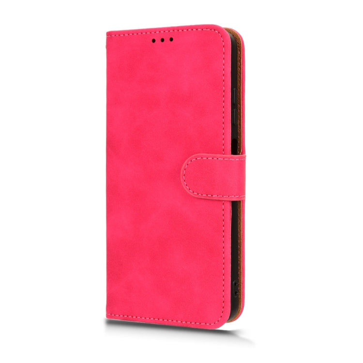 For Blackview OSCAL C70 Skin Feel Magnetic Flip Leather Phone Case(Rose Red) - More Brand by buy2fix | Online Shopping UK | buy2fix